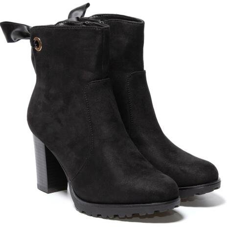 Botine dama Isma, Negru 37